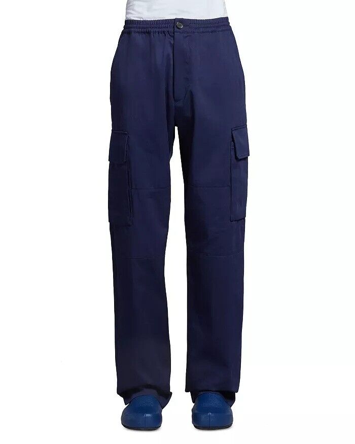 Marni Mens Drawstring Cargo Pants EU 52 US 42 Navy Blue
