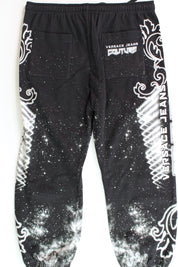 Versace Jeans Couture Felpa Panel Galaxy Sweatpants Size XL Black