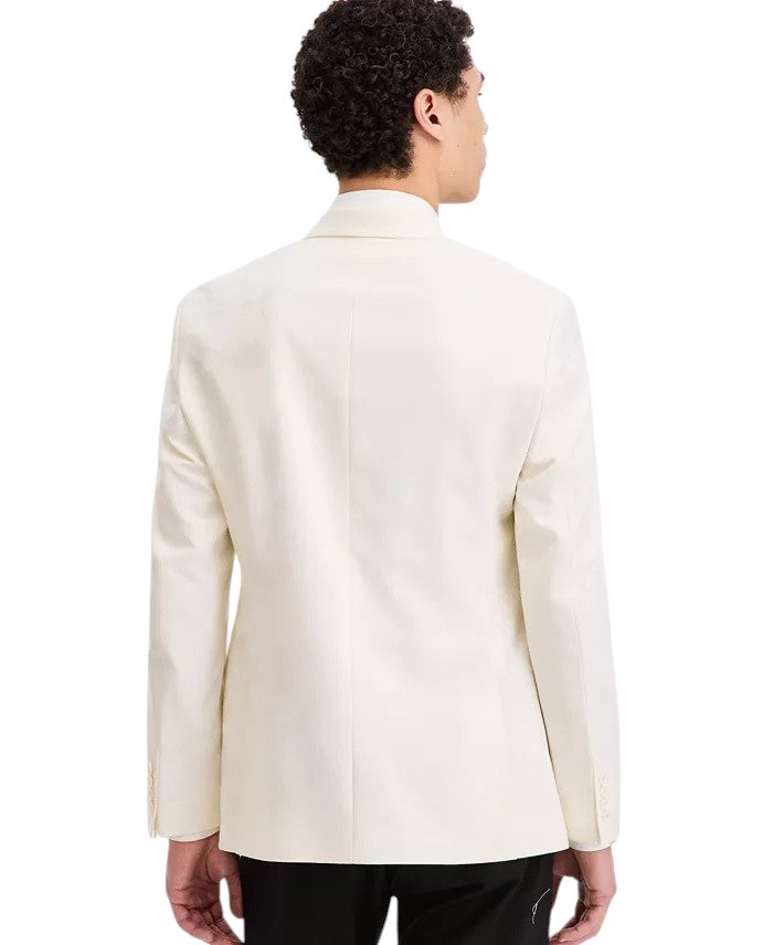 Bar Iii Mens Slim fit Sport Coat Evening Jacket 46 R Cream White Floral