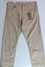 NN07 Sonny 1726 Mens Cotton Blend Corduroy Relaxed Fit Pants 31 x 32 Beige