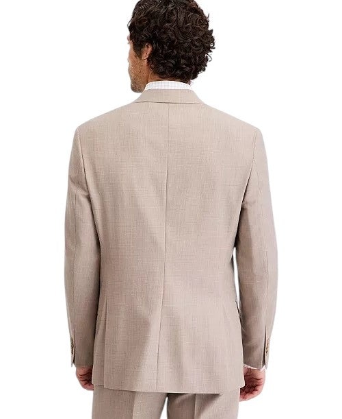 Michael Kors Mens Classic fit Wool Suit Jacket Blazer 42 L Tan Solid