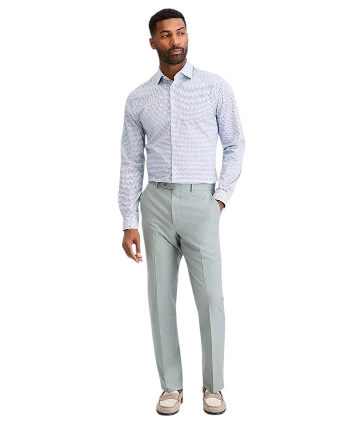 Michael Kors Mens Classic fit Wool Dress Pants 32 / 30 Green Solid