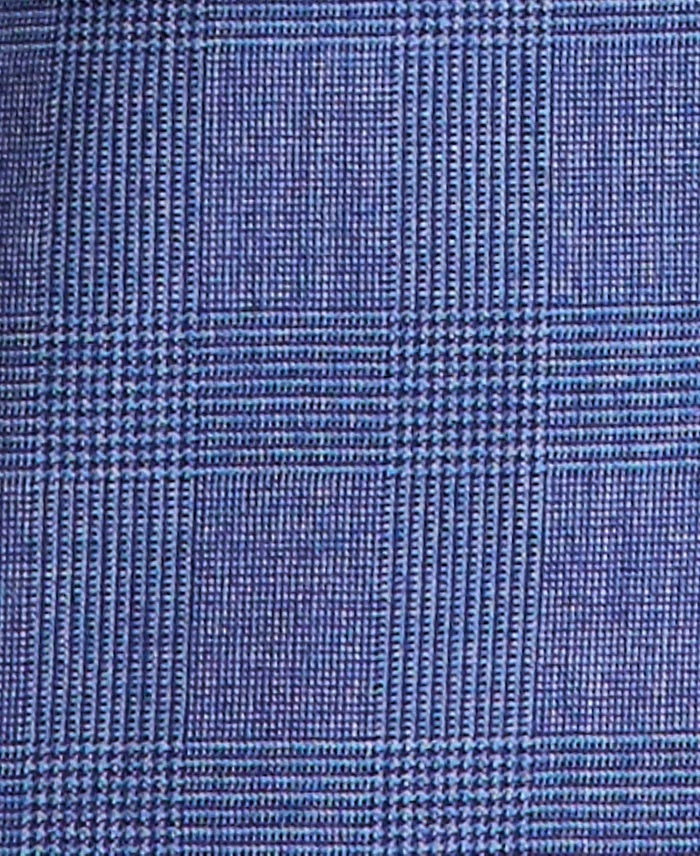 Michael Kors Mens Classic fit Wool Suit Jacket Blazer 48 L Blue Plaid