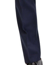 Michael Kors Mens Classic fit Dress Pants 30 / 30 Navy Blue Striped