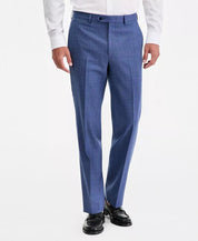 Michael Kors Mens Classic fit Wool Dress Pants 32 / 32 Blue Plaid