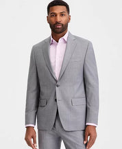 Michael Kors Mens Classic fit Wool Suit Jacket Blazer 42 S Light Grey Solid