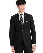 Tommy Hilfiger Mens Modern fit Wool Suit Jacket Blazer 38 R Black Solid Stretch