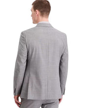 Tommy Hilfiger Mens Modern fit Wool Suit Jacket Blazer 44 S Gray Solid Stretch