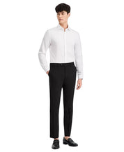Tommy Hilfiger Mens Modern fit Wool Dress Pants 30 / 30 Black Solid