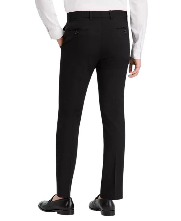 Tommy Hilfiger Mens Modern fit Wool Dress Pants 30 / 30 Black Solid