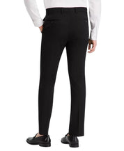 Tommy Hilfiger Mens Modern fit Wool Dress Pants 33 / 32 Black Solid