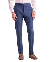 Tommy Hilfiger Mens Modern fit Dress Pants 36 / 30 Navy Blue Plaid Stretch