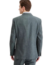 Tommy Hilfiger Mens Modern fit Wool Linen Suit Jacket Blazer 44 R Green Solid