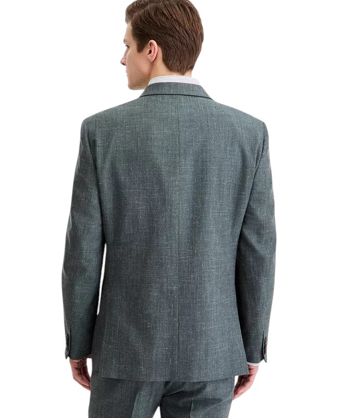 Tommy Hilfiger Mens Modern fit Wool Linen Suit Jacket Blazer 44 R Green Solid