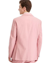 Tommy Hilfiger Mens Modern fit Cotton Sport Coat Blazer 42 R Coral Pink Solid