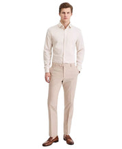 Tommy Hilfiger Mens Modern fit Dress Pants 44 / 34 Beige Solid Stretch