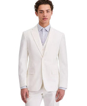 Tommy Hilfiger Mens Modern fit Cotton Suit Jacket Blazer 46 R White Stretch