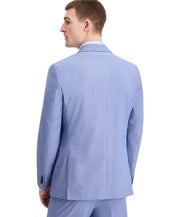Tommy Hilfiger Mens Modern fit Cotton Suit Jacket Blazer 42 R Blue Solid Stretch