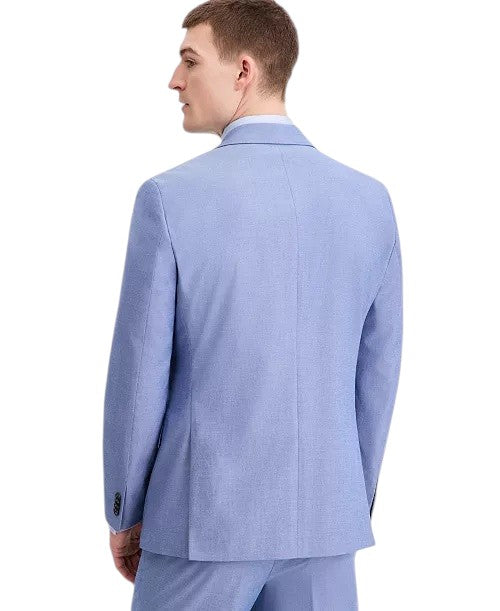 Tommy Hilfiger Mens Modern fit Cotton Suit Jacket Blazer 44 S Blue Solid