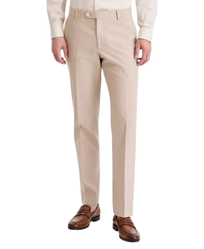 Tommy Hilfiger Mens Modern fit Dress Pants 40 / 32 Beige Solid