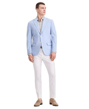 Tommy Hilfiger Mens Modern fit Sport Coat Blazer 46 S Light Blue Solid