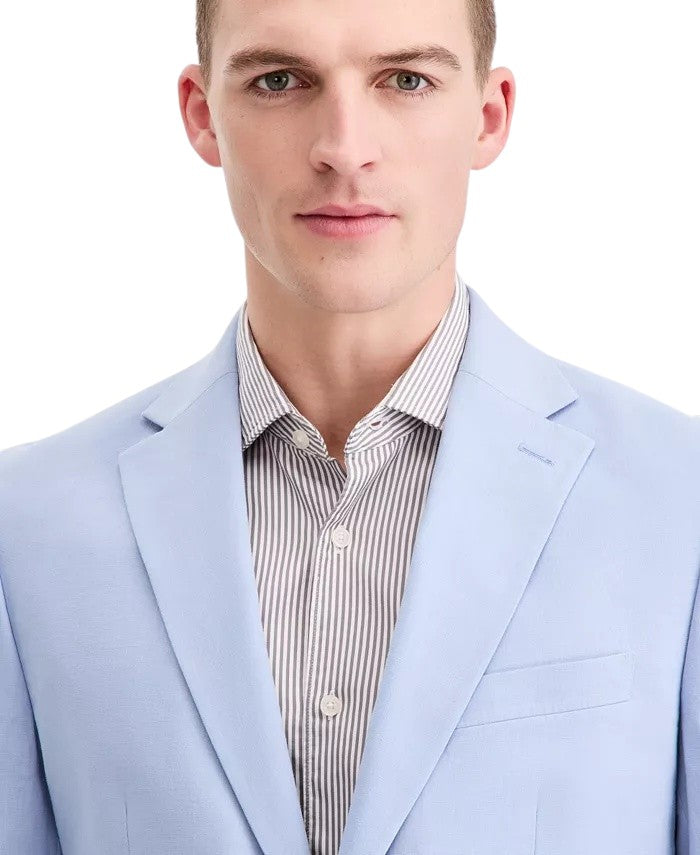 Tommy Hilfiger Mens Modern fit Sport Coat Blazer 46 S Light Blue Solid