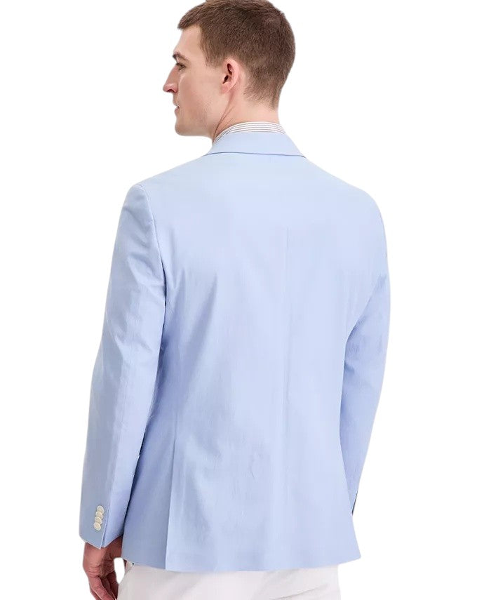 Tommy Hilfiger Mens Modern fit Sport Coat Blazer 46 S Light Blue Solid