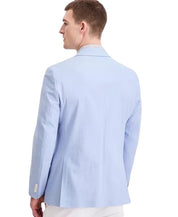 Tommy Hilfiger Mens Modern fit Linen Cotton Sport Coat Blazer 38 S Light Blue