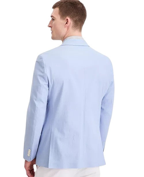 Tommy Hilfiger Mens Modern fit Linen Cotton Sport Coat Blazer 42 S Light Blue