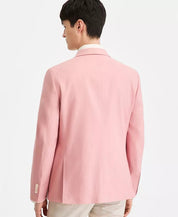 Tommy Hilfiger Mens Modern fit Sport Coat Blazer 48 R Pink Solid Linen