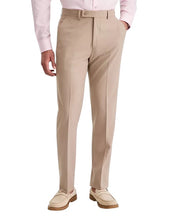 Calvin Klein Mens Slim fit Dress Pants 40 / 32 Tan Beige Solid