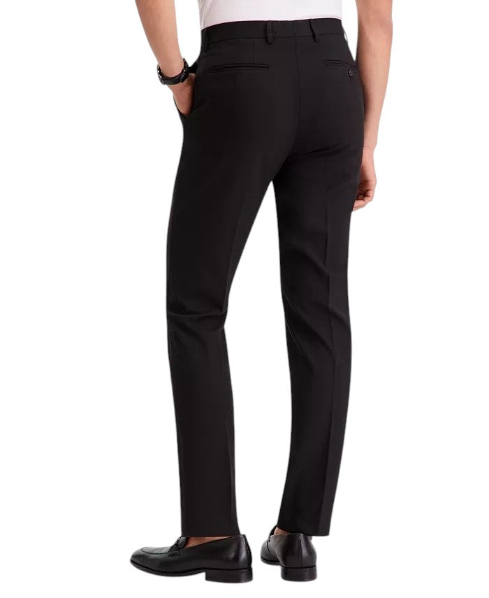 Calvin Klein Mens Slim fit Dress Pants 40 / 32 Black Solid