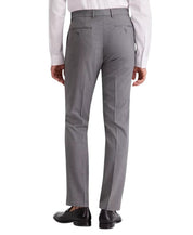Calvin Klein Mens Slim fit Dress Pants 35 / 30 Gray Solid
