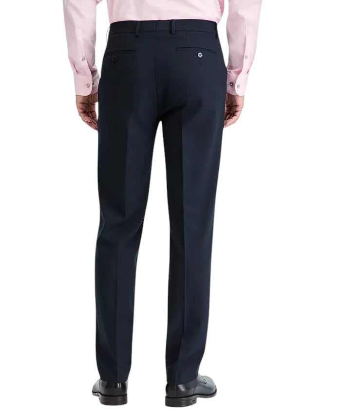 Calvin Klein Mens Slim fit Dress Pants 34 / 32 Navy  Blue Solid