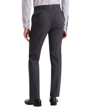 Calvin Klein Mens Slim fit Dress Pants 34 / 34 Charcoal Solid