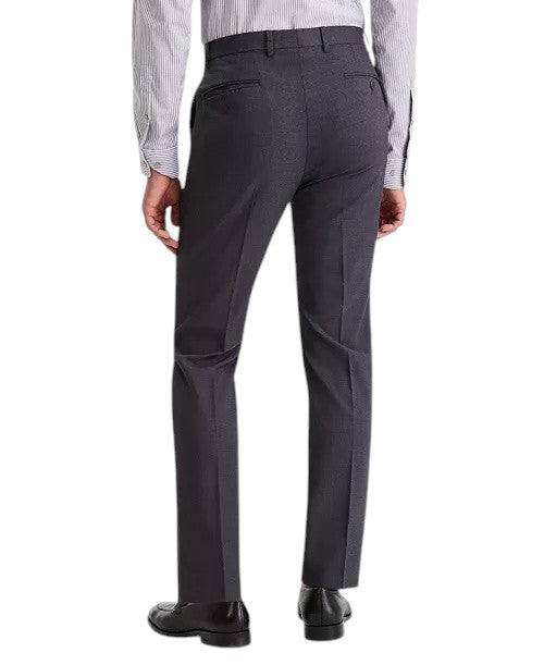 Calvin Klein Mens Slim fit Dress Pants 34 / 30 Charcoal Grey Solid Stretch