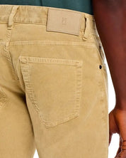 Pt Torino Stretch Micro Corduroy Slim Fit 5 Pocket Pants Size 38 Light Brown