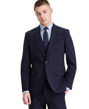 Bar Iii Mens Slim fit Wool Suit Jacket Blazer 44 S Navy Blue
