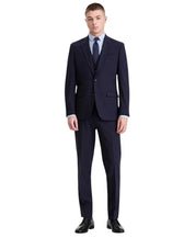 Bar Iii Mens Slim fit Wool Suit Jacket Blazer 46 R Navy Blue