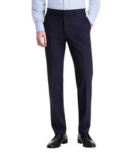 Bar Iii Mens Slim fit  Wool Dress Pants 30 / 32 Navy  Blue Plaid