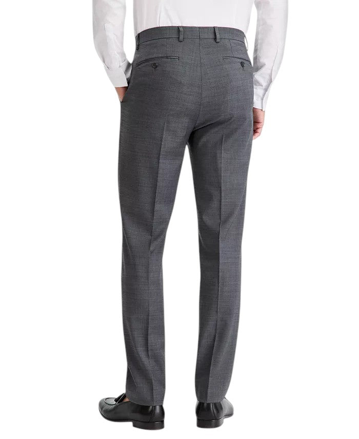 Calvin Klein Mens Slim fit Dress Pants 30 / 32 Charcoal Gray Solid Wool