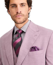 Tayion Mens Classic fit Suit Jacket Blazer 44 R Coral Pink Solid
