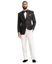 Tayion Mens Classic fit Floral Dinner Jacket Blazer 42 R Black Solid