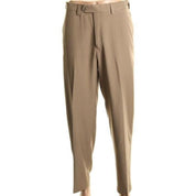 Haggar Mens Classic fit Dress Pants 34 / 32 Beige Solid