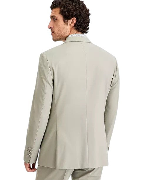 Hugo Boss Mens Modern fit Wool Suit Jacket Blazer 38 R Seagrass  Green Solid