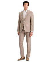 Hugo Boss Mens Modern fit Suit Jacket Blazer 44 R Tan Beige Solid