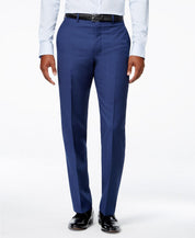Calvin Klein Mens Slim fit Wool Dress Pants 40 / 32 Blue Solid