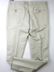 The Men's Store Bloomingdales Cotton & Linen Slim Fit Tan Size 40 Dress Pants