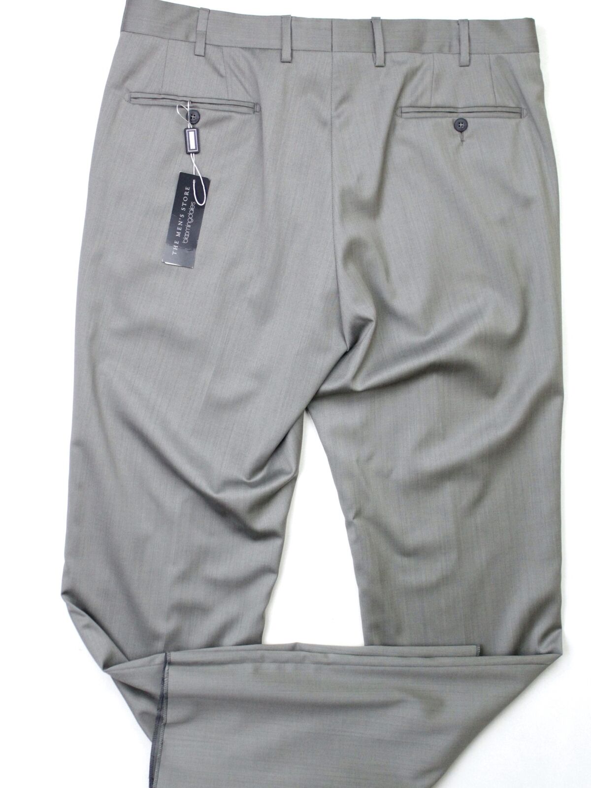 The Men's Store Bloomingdales Classic Fit Wool Dress Pants Size 34 Taupe Italy