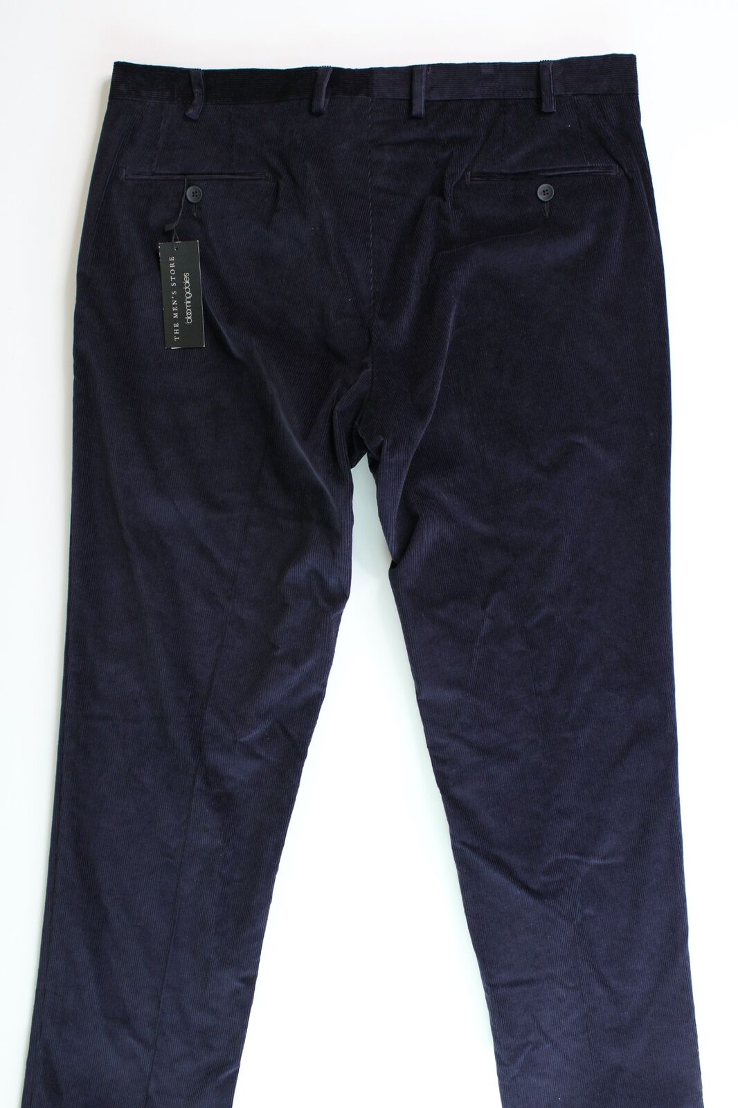 The Mens Store   Stretch Corduroy Regular Fit Pants 40 Navy Blue